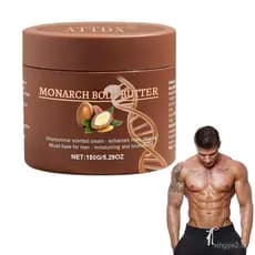 Manteiga Corporal Crowned Skin para Homens, Manteiga Corporal com Colônia para Homens, Manteiga Corporal com Feromônios