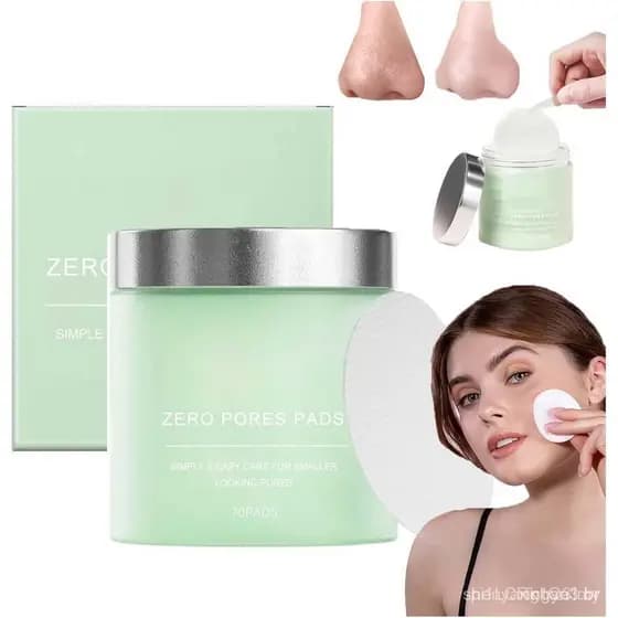 Quia Zero Pore Pads, limpeza profunda e minimização de poros, adesivos coreanos para poros Quia, máscara esfoliante 5LDB