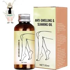 Óleo de Massagem para Pernas Swellclear, Óleo de Drenagem Linfática, Óleo de Massagem Anti-Inchaço, adequado para Pe UJI