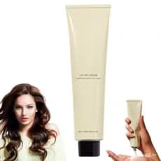 Creme modelador de cabelo sem calor, alisa e fixa os fios, creme modelador para cabelos cacheados, FFCX