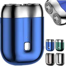 2025 Upgrade Pocket Shaver USB Mini Shavers para Homens, Barbeador Elétrico Compacto Recarregável à Prova d'Água para Ca