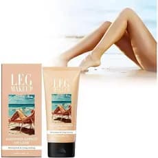 Maquiagem para Pernas, Loção Autobronzeadora, Maquiagem para Pernas para Cobrir Veias, Hidratante para Bronzeado Gradual