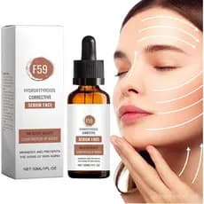 Sérum Facial Corretivo e Firmador F59 Hydroxytyrosol, Cuidado da Pele com Hydroxytyrosol, Efeito Instantâneo nas Linhas