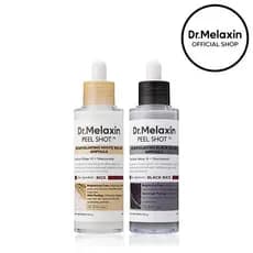 [Dr.Melaxin Oficial] Ampola Esfoliante Peel Shot Glow Rice, Esfoliante Suave para Rosto e Corpo, Remove Células Mortas e