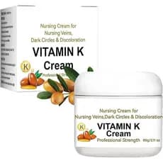Creme de cuidado com vitamina K, adequado para veias, olheiras e manchas, um creme milagroso para varizes, alivia a fadi
