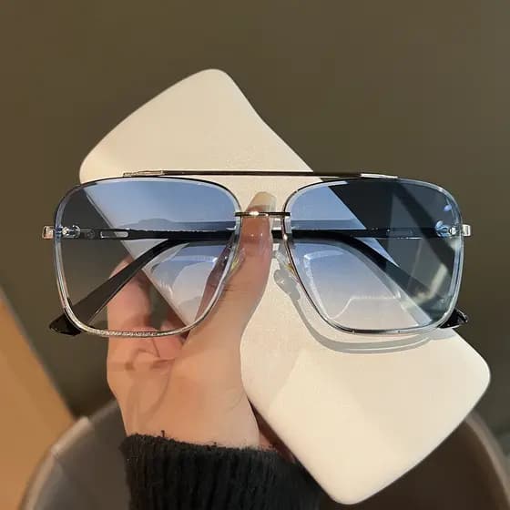 Novos óculos de sol masculinos, óculos de sol para dirigir, óculos de sol para viagens, proteção UV, óculos de sol elega