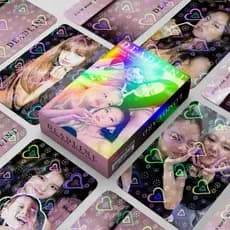 60 peças/caixa Cartão Fotográfico BLACKPINK DEADLIDE Cartão LOMO Holográfico Coração de Amor Coleção de Cartões Holográf