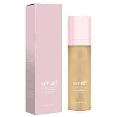 Elaria Sheer Setting Mist Protetor Solar em Spray SPF 50 - Spray Hidratante com Óleo de Romã, Spray à Prova d'Água, mode