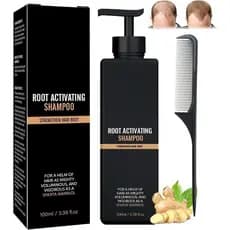 Shampoo Ativador de Raízes, Shampoo Ativador de Raízes Mane, Shampoo Espessante para Queda de Cabelo, Shampoo Natural co