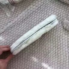 Palmilhas de lã quentes estão em estoque, almofadas de lã grossa são usadas para proteção contra a neve no inverno, ta H