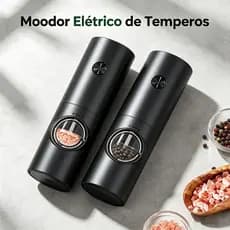 Best Moedor Elétrico De Sal Pimenta Temperos Condimentos Automático Com Ajuste de Moagem