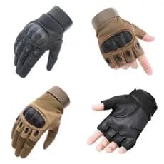 Luvas táticas de meio dedo, adequadas para treinamento, combate, ciclismo e motociclismo.