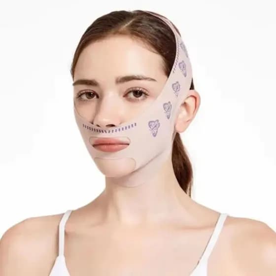 Máscara De Beleza Antirrugas E Reafirmante VFace Lifting Contra Jowls