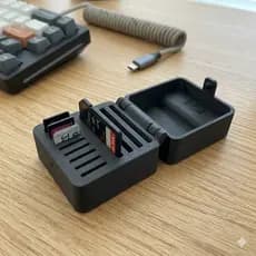 Porta Cartão de Memória Case Organizador SD e Micro SD 12 Slots Fotógrafo Nintendo Switch Premium