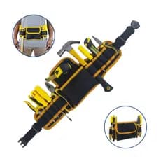 Cinturão De Carpinteiro Ferramentas Pedreiro Eletricista Cinto Bolsa 59cm B-MAX original