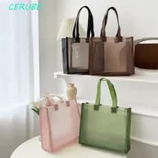Bolsas Transparentes CERUBE , Sacola De PVC Grossa De Plástico Para Festival De Aspersão De Água , Sacos Reutilizáveis D