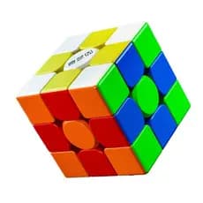 Cubo Mágico 3x3 Magnético QiYi Warrior M Pro cubo sem adesivo Competição de Speed Cubing