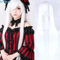 TOBIE Cabelo Sintético Longo , Resistência Ao Calor 80cm Perucas Cosplay De Halloween , Peruca Reta De Anime Multicolori
