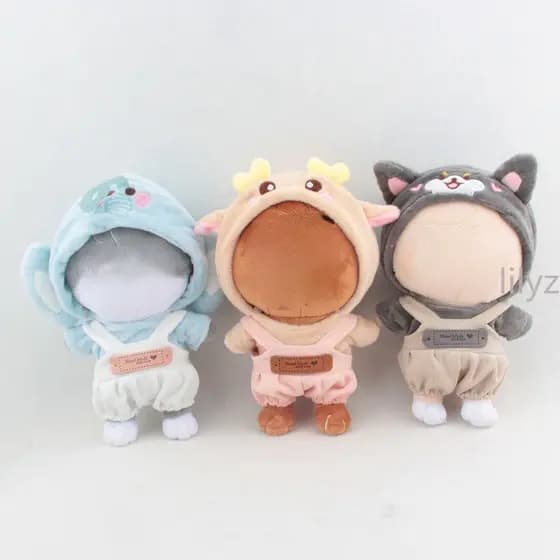 20cm Stray Kids Skzoo Doll Clothes Roupas De Pelúcia Capuz Para Crianças Presente Fãs