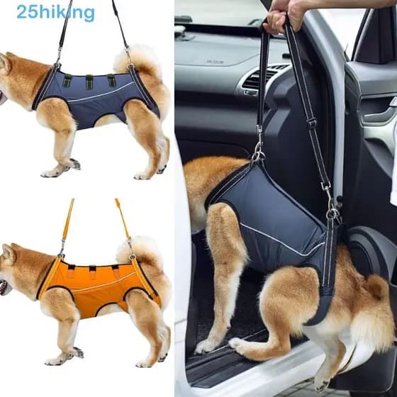 Transportador De Estilingue Para Filhotes De Caminhada , Cinta Traseira Respirável De Vários Tamanhos Cães , Suporte Per