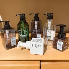 Nitori nitori contador de grande capacidade tipo Push garrafa vazia Shampoo doméstico desinfetante para as mãos Sub-emba