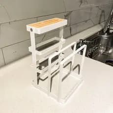 Amor casa preferido japonês faca de cozinha rack multifuncional placa corte doméstico rack faca organizador armazenament