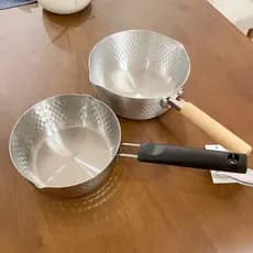Japão Nitori Contador Estilo Japonês Panela de Neve de Aço Inoxidável Antiaderente Pequeno Pote de Leite Mingau de Alumí