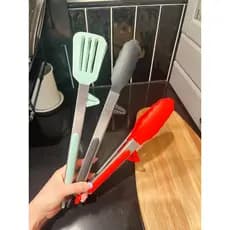 Silicone resistente a altas temperaturas cozinha pinças de comida churrasco pinças bife frito comida especial pinças Ant