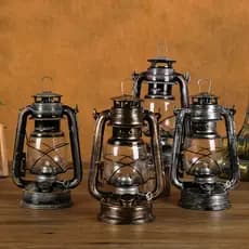 Retro lâmpada de querosene casa antiquado nostálgico cavalo lâmpada barraca acampamento barraca lâmpada vento Ma