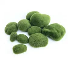 Simulação falso musgo cabelo pedra musgo paisagem Layout gabinete decoração reunindo pedra verde decoração musgo