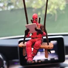 OM Personagem Legal Deadpool Action Figure Modelo Ornamento Interior Do Carro Acessórios Pingente acessórios carro deco
