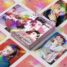 124 Pçs/set Kpop Idol Stray Kids DO IT Álbum Hyunjin laser lomo Cartões Postais Para Fãs