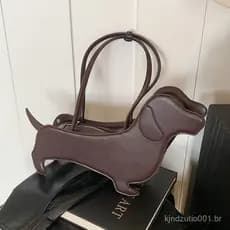 Versão coreana ins único na moda filhote de cachorro saco feminino 2025 outono inverno novo estilo moda All-Match bolsa