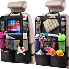 Saco de armazenamento de assento de carro saco de armazenamento traseiro multifuncional iPad saco de suspensão de carro