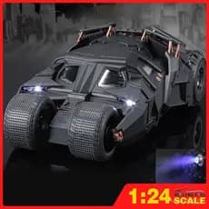 2025KLT 1:24 Batmóvel O Spray Roland Modelo de Carro Diecast Coleção de Brinquedos Aliança Presente para Crianças