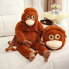 20-66cm Simulação Macaco Orangotango Boneca Super Macio Saco De Pelúcia Animais Brinquedos Anime Decoração Dos Desenhos