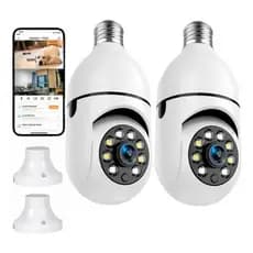 Kit De Câmera De Segurança Kit2 À Prova D'água Infravermelho Sem Fio Externo 360 ° Wi-Fi