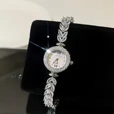 Diamante sereia requintado luxo Gypsophila corrente relógio feminino presente de alta qualidade