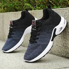 Sapatos masculinos novo estilo na moda tênis masculinos respirável rendas tênis de corrida leve sapatos esportivos casua