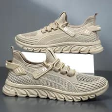 Tênis masculino primavera Plus Size sapatos masculinos tênis de corrida All-Match Net sapatos sola macia não cansado pé