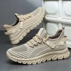 Tênis masculino primavera Plus Size sapatos masculinos tênis de corrida All-Match Net sapatos sola macia não cansado pé