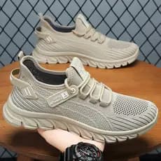 Tênis masculino primavera Plus Size sapatos masculinos tênis de corrida All-Match Net sapatos sola macia não cansado pé