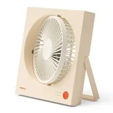 Ventilador De Mesa Quadrado Magnético Sem Fio USB Recarregável Portátil Mini Silencioso Resfriamento Escritório Casa