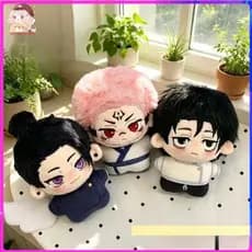 Boneco de Pelúcia Fofo do Anime Jujutsu Kaisen, Gojo Satoru, Fushiguro Megumi, Geto, Brinquedo Pendente de Pelúcia para