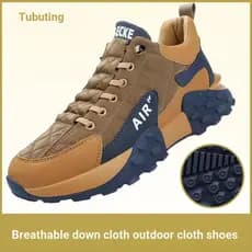 Tênis masculinos de sola grossa estilo "dad shoes", tênis de corrida modernos para estudantes, estilo influencer, versão