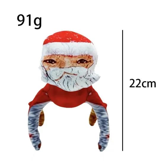 Novo produto SURVIVE GOO GOO GAGA, boneco de pelúcia do Papai Noel deformado.