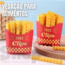 12pçs Clipe de Vedação de Batatas Fritas e Alimentos com Preservação de Umidade para Geladeira