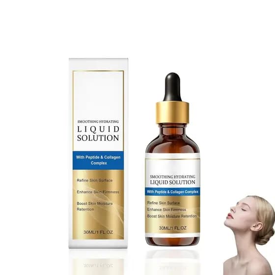 Sérum Lifting Facial GloraMD, Sérum Facial Antirrugas, Sérum Firmador de Colágeno GloraMD com Peptídeos, Hidratante, Red
