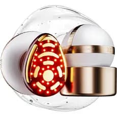 INIA SPHERA versão atualizada do dispositivo de cuidados faciais e para o pescoço 8 em 1 com microcorrente – luz vermelh