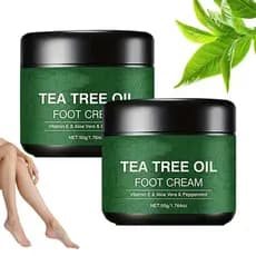 Creme para os pés, 2026 Novo Creme para os pés com Óleo de Tea Tree, Creme Hidratante Intensivo, contém Aloe Vera e Hidr